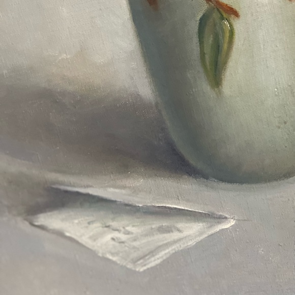 Vintage Signed Original Painting - Picture 6 of 14